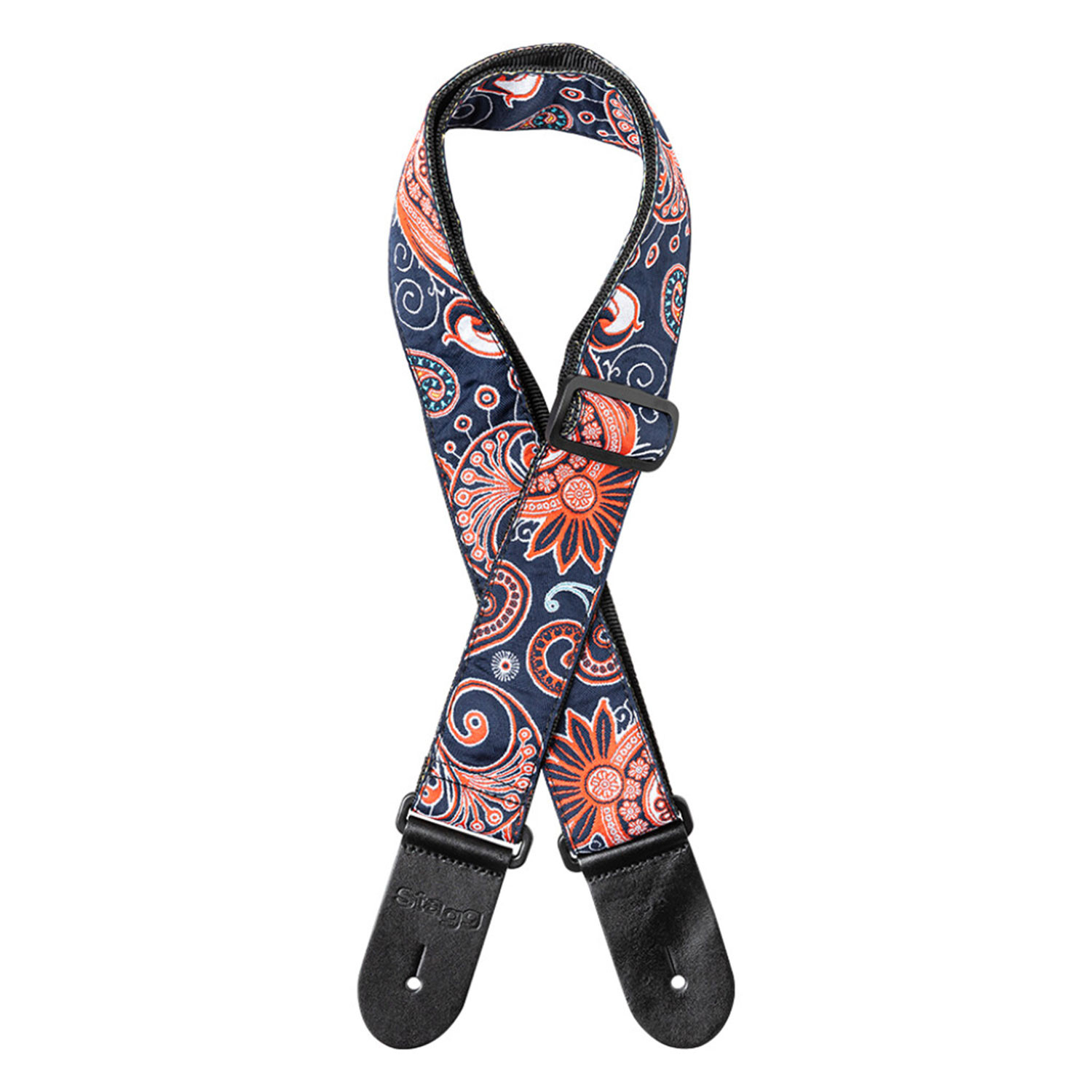Tracolla 2 in nylon fantasia Paisley 2