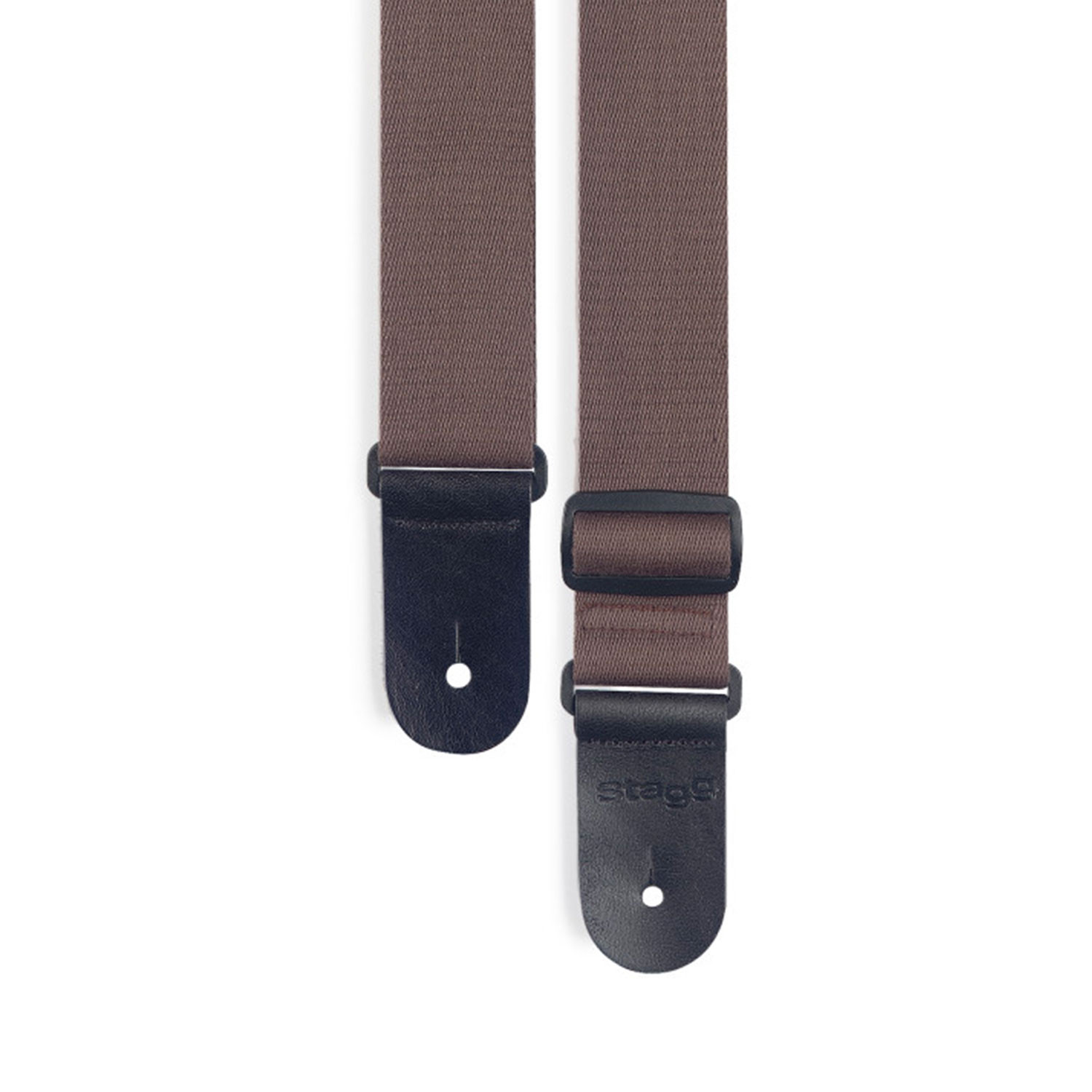 Tracolla 2 in cotone marrone