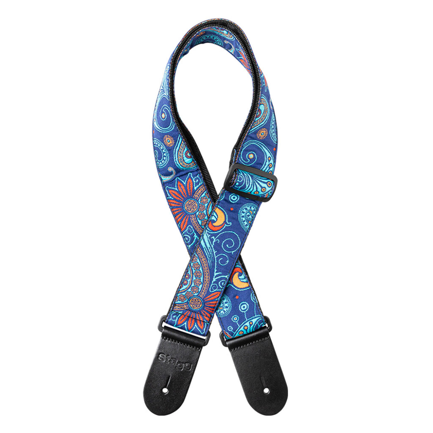 Tracolla 2 in nylon fantasia Paisley 2