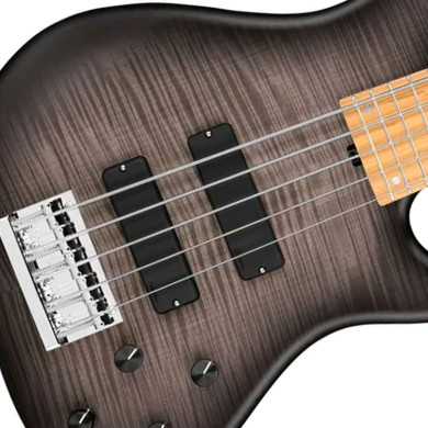 MetroLine Modern Bass 5 24 Deluxe Blackburst Satin