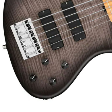 MetroLine Modern Bass 5 24 Deluxe Blackburst Satin