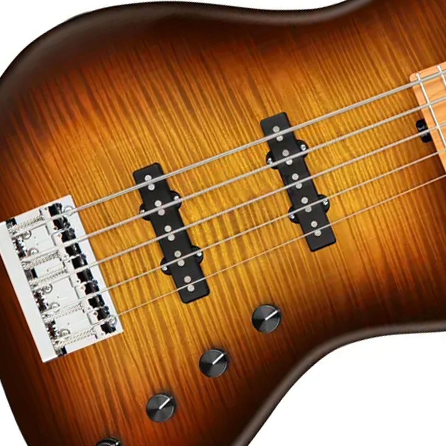 MetroLine JJ Bass 5 21 Deluxe Sunburst Satin