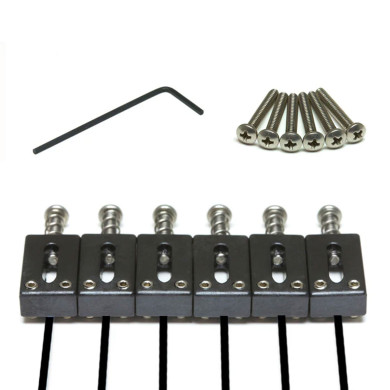 Ghost Saddle Piezo Import Strato/Tele Style 6pcs