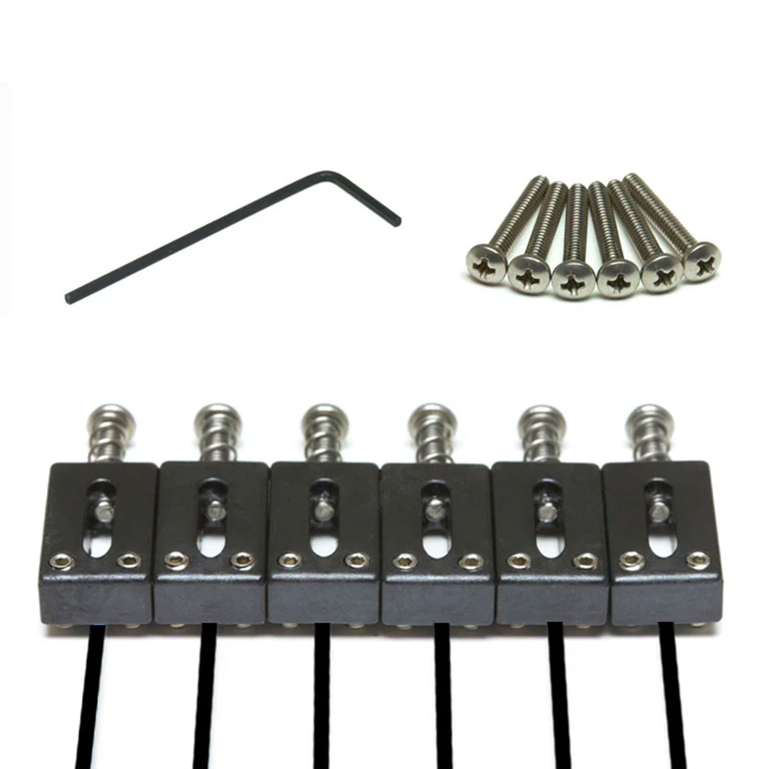 Ghost Saddle Piezo Import Strato/Tele Style 6pcs