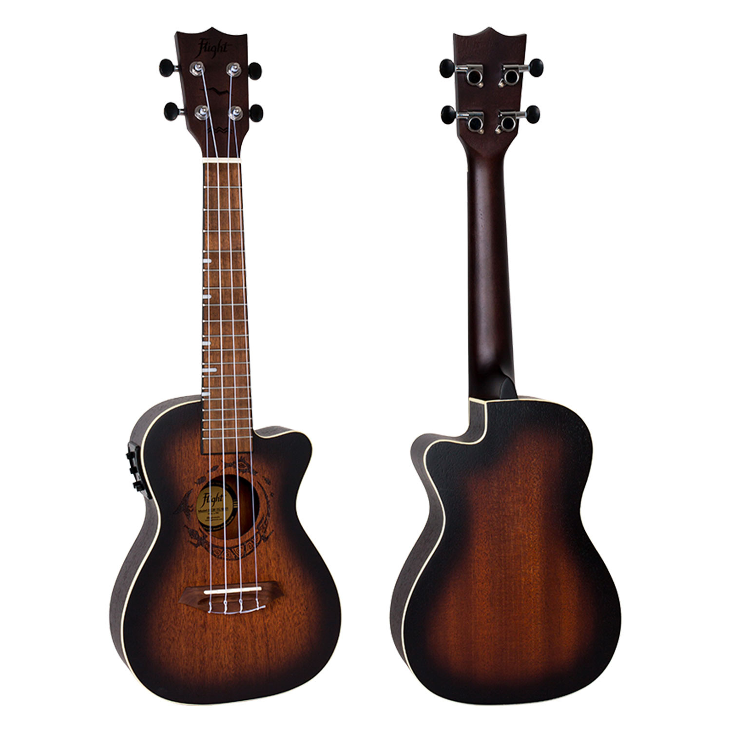DUC380 CEQ AMBER Ukulele concerto elettrificato