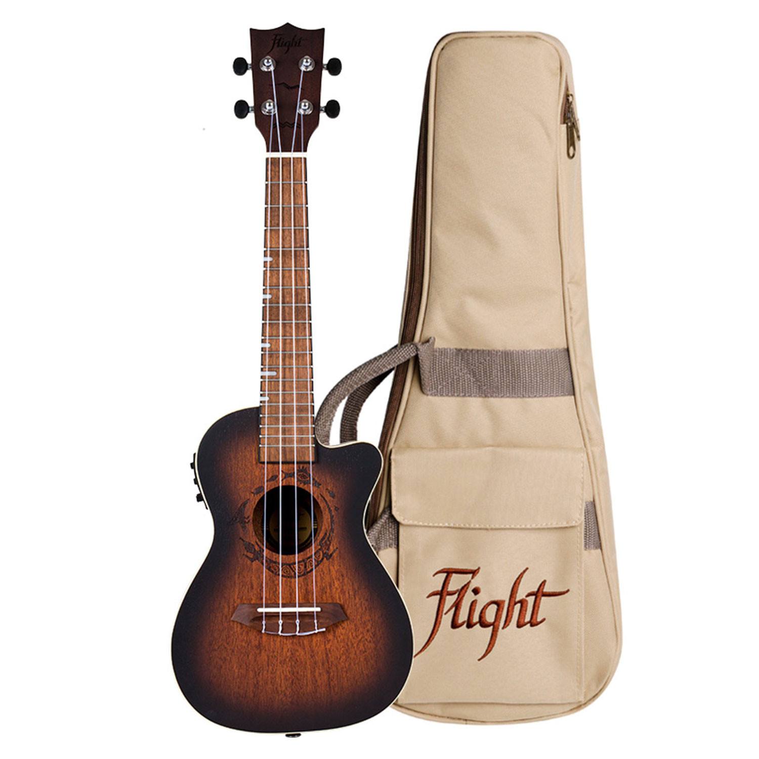 DUC380 CEQ AMBER Ukulele concerto elettrificato