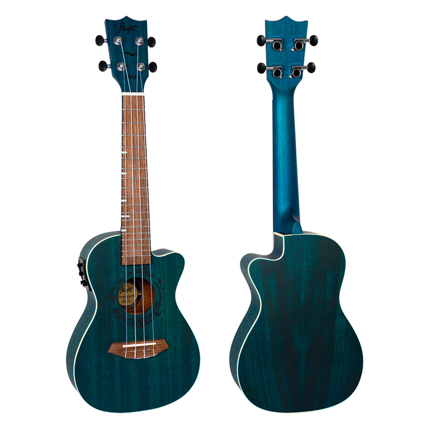 DUC380 CEQ TOPAZ Ukulele concerto elettrificato
