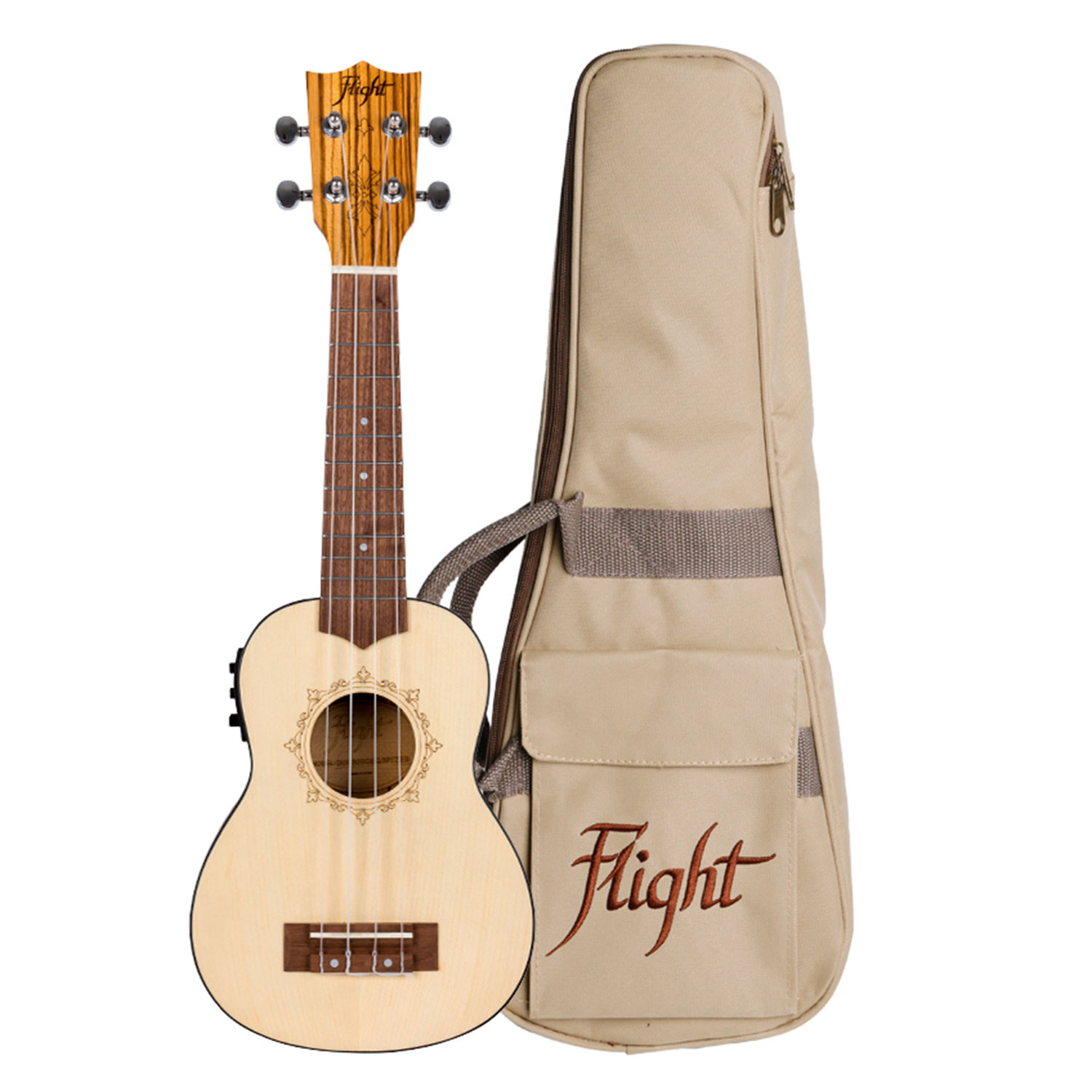 DUS320 EQ SP/ZEB Ukulele soprano elettrificato