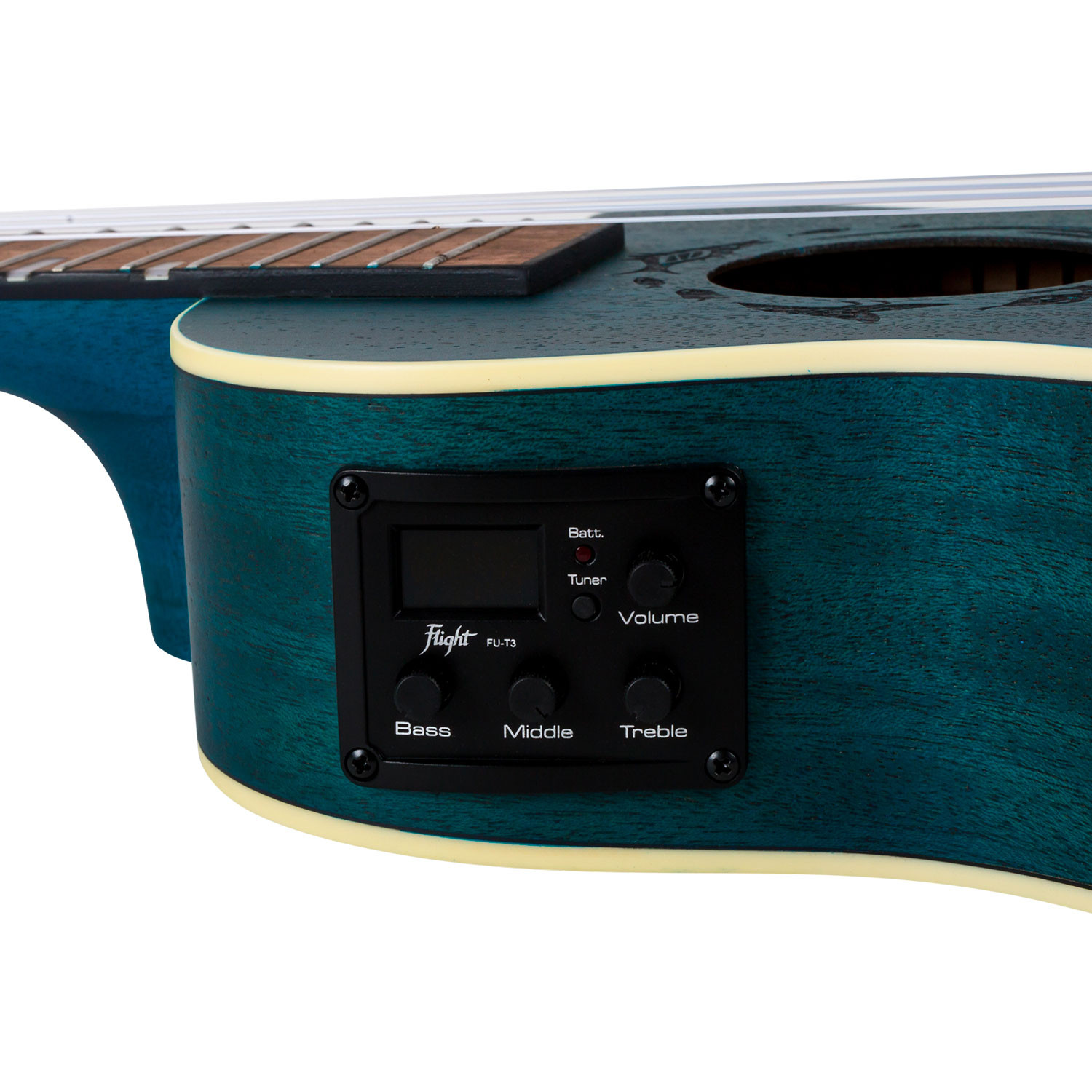 DUC380 CEQ TOPAZ Ukulele concerto elettrificato