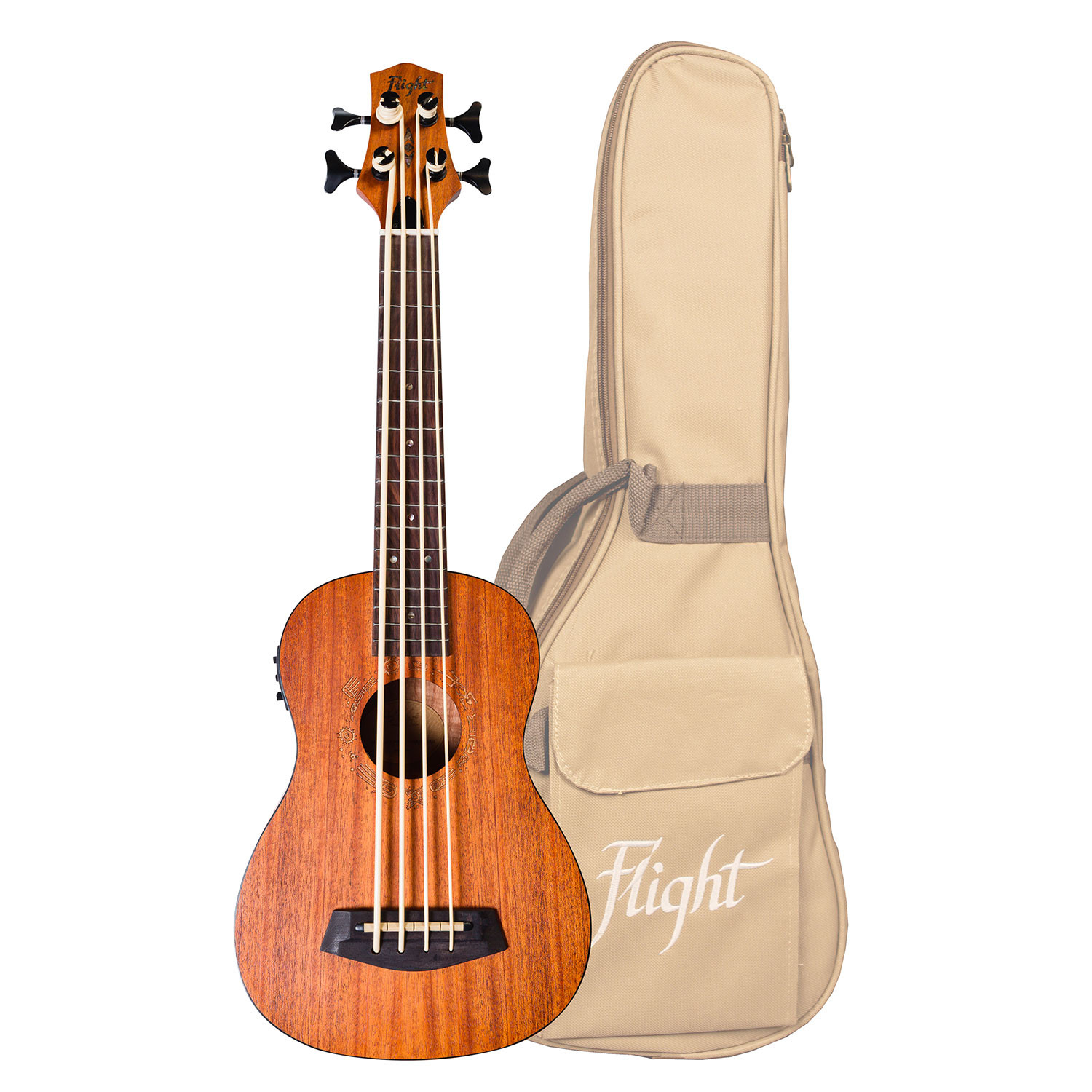 DUBS MAH/MAH Basso ukulele elettrificato