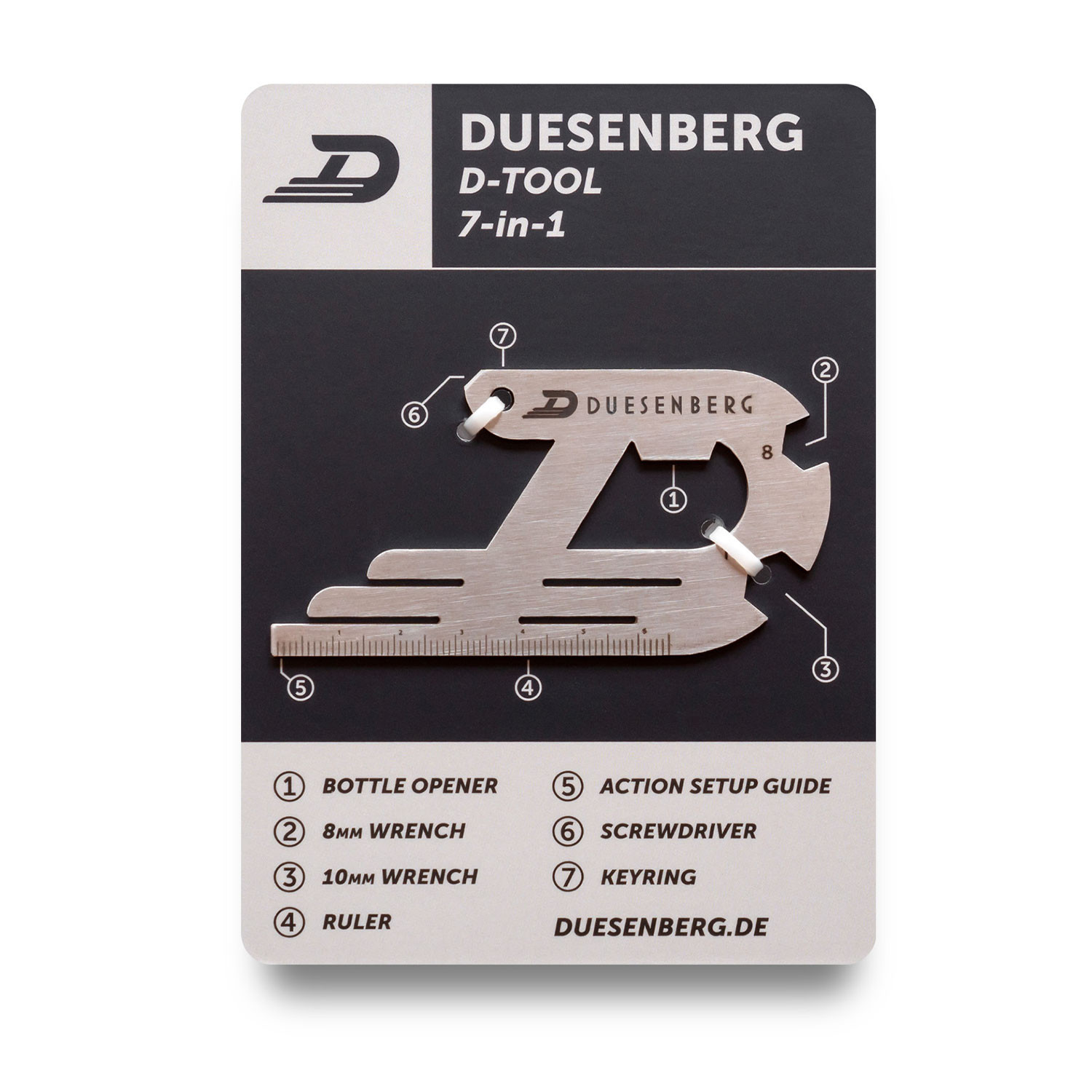 D-Tool 7-in-1 Multitool for Guitars
