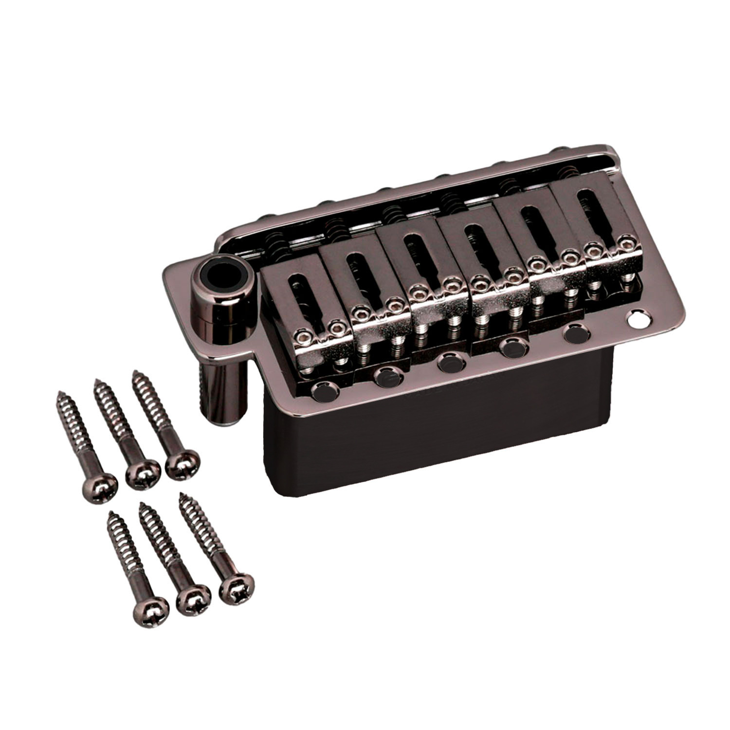 Ponte Tremolo 6 Corde Black Chrome