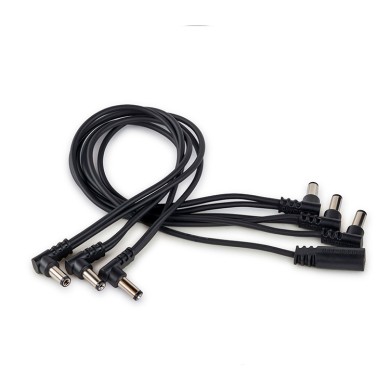 Flat Daisy Chain Cable 6 Outputs Angolo