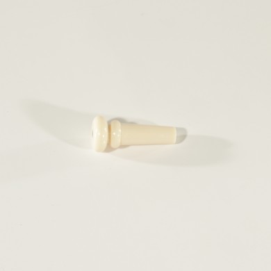 End pin bulk bianco con dot abalone