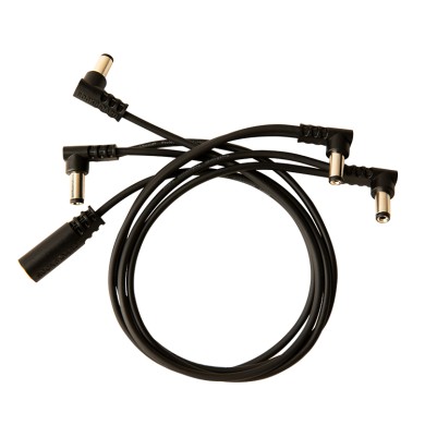 Flat Daisy Chain Cable 4 Outputs Angolo