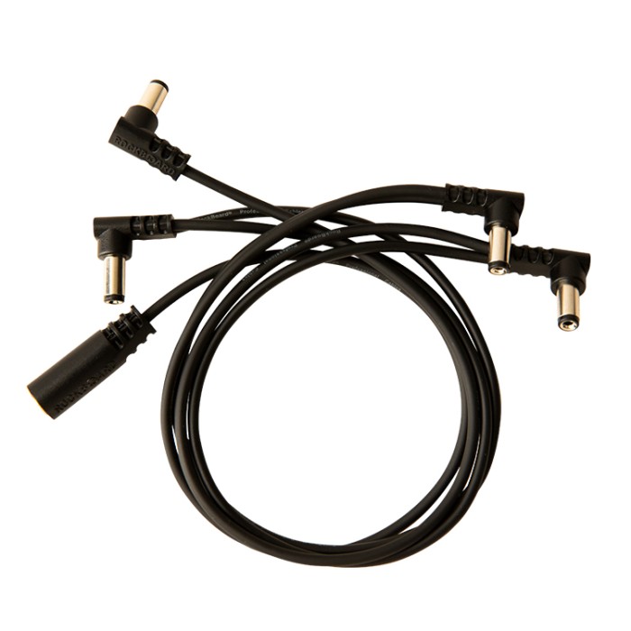 Flat Daisy Chain Cable 4 Outputs Angolo