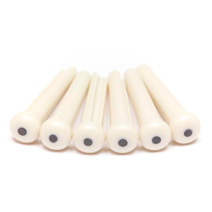 Piroli Traditional White/Black Dot 2mm 6pcs