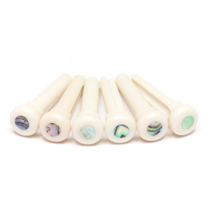 Piroli Presentation White/Paua Shell Dot 4mm 6pcs