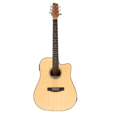 Dreadnought cutaway elettrificata natural