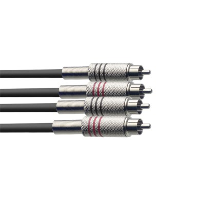 Cavo audio 6m 2xRca M/2xRca M