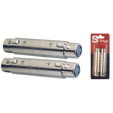 Adattatore 1xXlr F/1xXlr F Cnf.2pcs