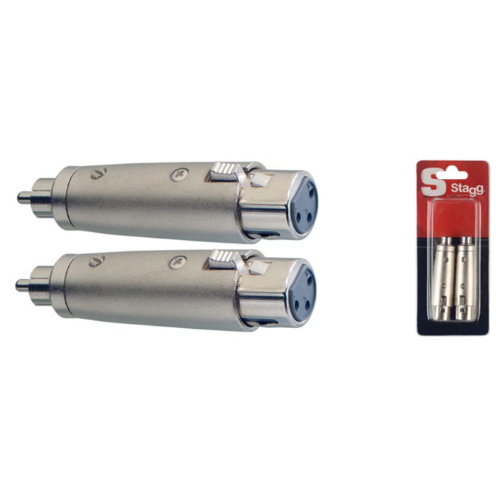 Adattatore 1xXlr F/1xRca M Cnf.2pcs