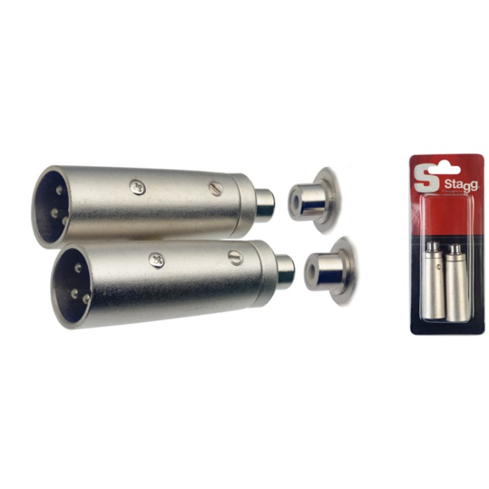 Adattatore 1xXlr M/1xRca F Cnf.2pcs