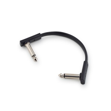 Flat Patch Cable Black 10cm