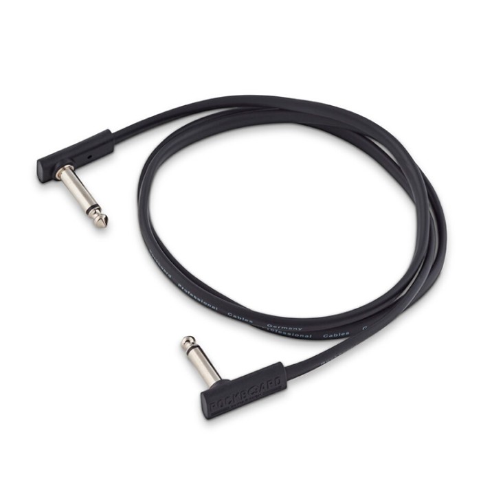 Flat Patch Cable Black 100cm