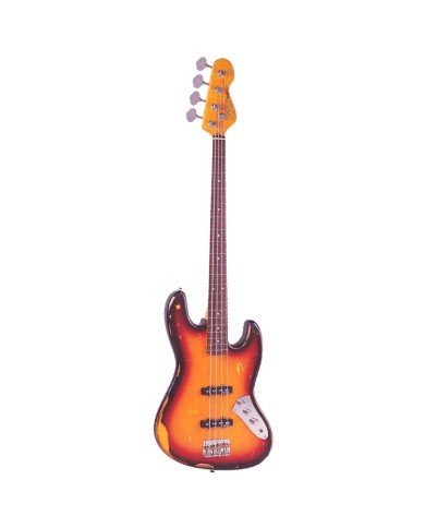VJ74 FRETLESS ICON Distressed Sunburst