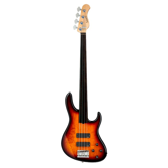 MetroLine Modern Bass 4 24 Fretless Vin. Sunb.