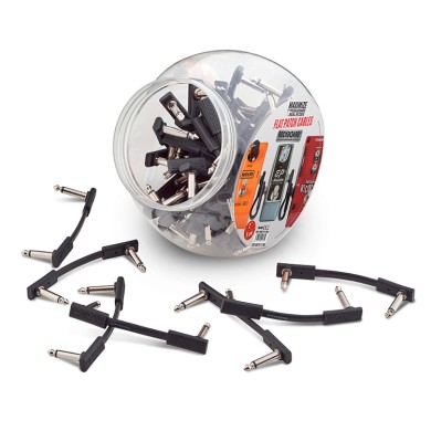 Flat Patch Cable Black 5cm Boccia 50pcs