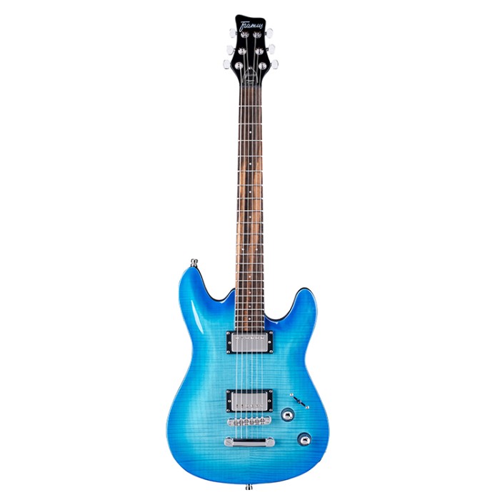 Diablo Supreme Bleached Ocean Blue Burst Transpare