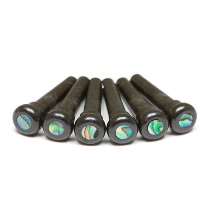 Piroli Presentation Black/Paua Shell Dot 4mm 6pcs