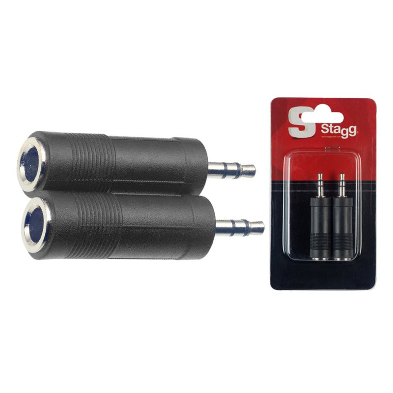 Adattatore 1xJack F 6,3 ST/1xJack M 3,5 ST Cnf.2