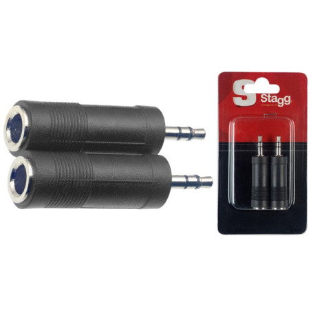 Adattatore 1xJack F 6,3 ST/1xJack M 3,5 ST Cnf.2