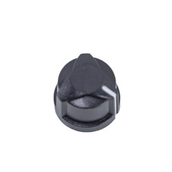 Knob 19x15 mm Black with...