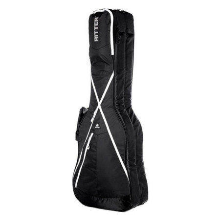 Borsa doppio basso Nero/Bianco