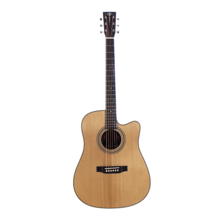 Dreadnought cutaway elettrificata natural
