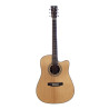 Dreadnought cutaway elettrificata natural