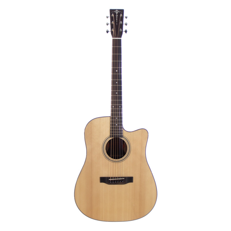 Dreadnought cutaway elettrificata natural