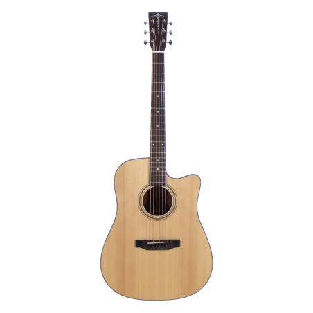 Dreadnought cutaway elettrificata natural
