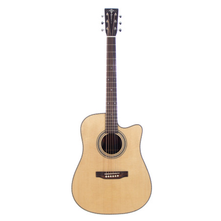 Dreadnought cutaway elettrificata natural