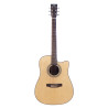 Dreadnought cutaway elettrificata natural