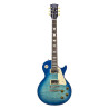 LP Style Flame Ocean Blue Burst