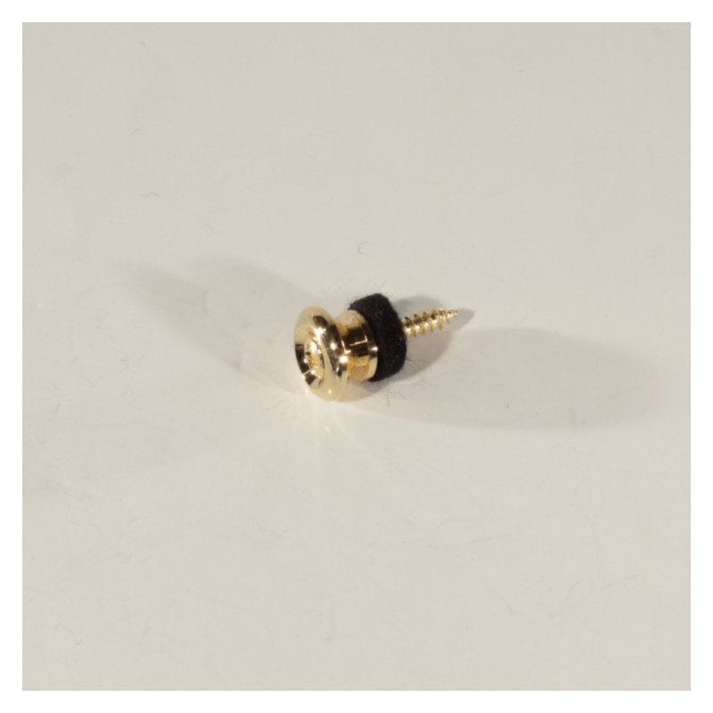 Bottone per tracolla dorato