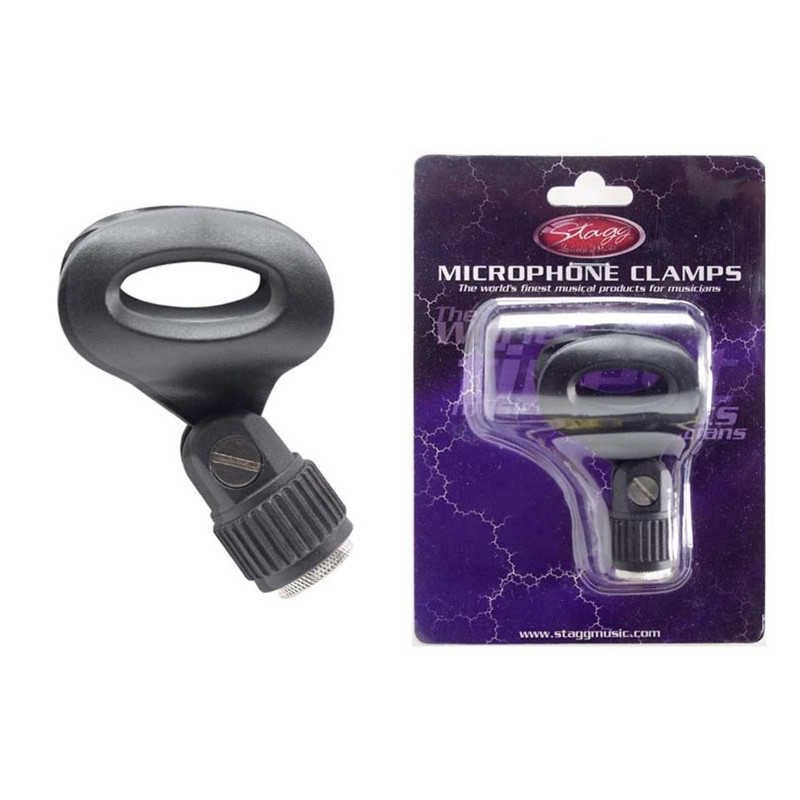 Supporto microfono in nylon 32-42mm