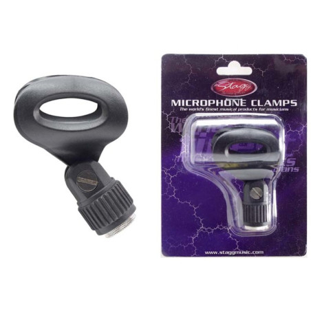 Supporto microfono in nylon 32-42mm