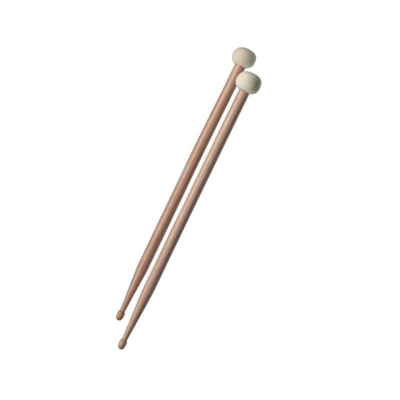 Bacchette in hickory 5A/Mallet in feltro 30mm