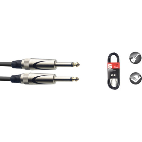 Cavo strumento 3m Jack 6,3 M MO/Jack 6,3 M MO